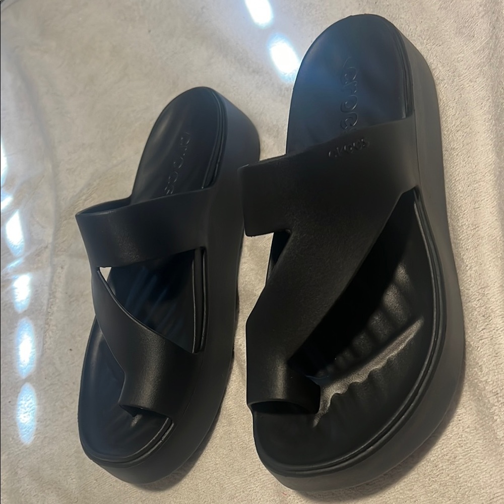 CROCS Black Women's Sandals